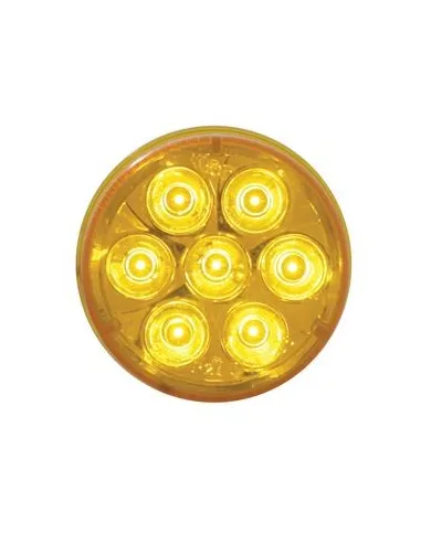 UP39984-7 LED 2" Round Light (Clearance/Marker) - Amber LED/Amber Lens