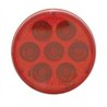 UP39985-7 LED 2" Round Light (Clearance/Marker) - Red LED/Red Lens