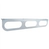 UP20407-Stainless Light Bracket With 3X Oval Light Cutouts