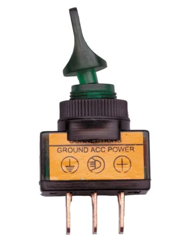 UP40094-Glow Duck Bill Toggle Switch - Green