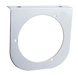 UP20422-Stainless Light Bracket With Single 4" Light Cutout