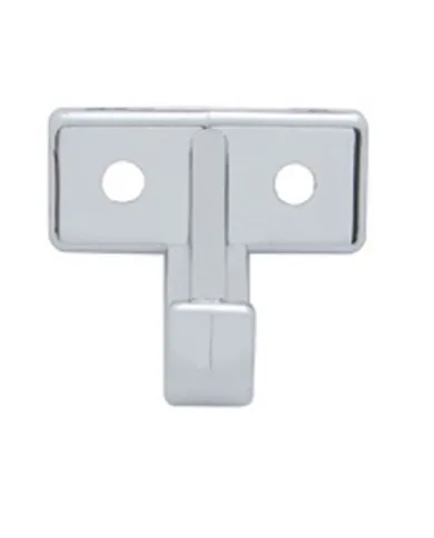 UP40862-Chrome Plastic Sun Visor Hooks For Kenworth W900 (1990-2005) And T800/T600 (1986-2005) (2-Pack)