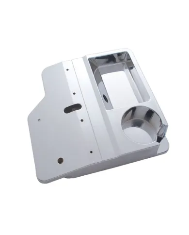 UP40901-Chrome Plastic Center Console Tray For 2001 & Older Kenworth W900/T800/T600