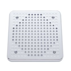 UP40911-Chrome 5-5/8" Square Speaker Cover For Various Kenworth Models (Pair)