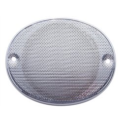 UP40912-Chrome CB Radio Speaker Cover For Kenworth W900L/T600 (1993-2005) And T800 (1986-2005)