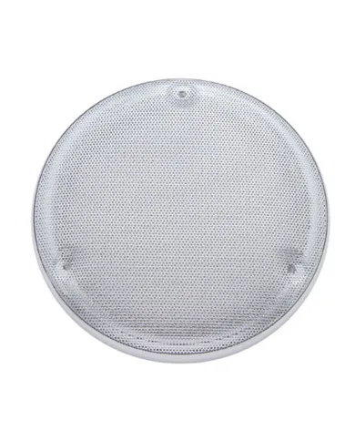 UP40913-Chrome 6-3/4" Round Speaker Cover For Various Freightliner & Kenworth Models (Pair)