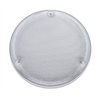 UP40913-Chrome 6-3/4" Round Speaker Cover For Various Freightliner & Kenworth Models (Pair)
