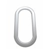 UP40918-Chrome Exterior Oval Window Cover For Peterbilt - Includes Adhesive