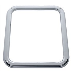 UP40923-Chrome Plastic KW Daylight Door W900 View Window Trim With Hardware