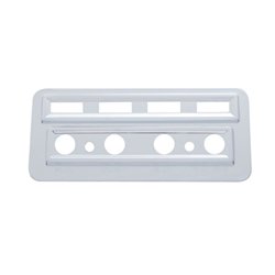 UP40931-Chrome Plastic Light Switch & Indicator Trim For 2002-2005 Kenworth W900/T800/T600/T2000