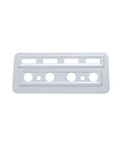 UP40931-Chrome Plastic Light Switch & Indicator Trim For 2002-2005 Kenworth W900/T800/T600/T2000