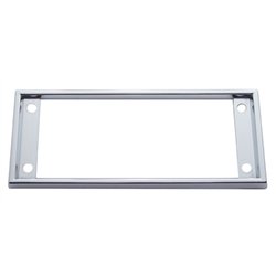UP40998-Chrome Plastic A/C Control Dash Panel Bezel For Kenworth W900 (1990-2005) & T800 (1986-2005)