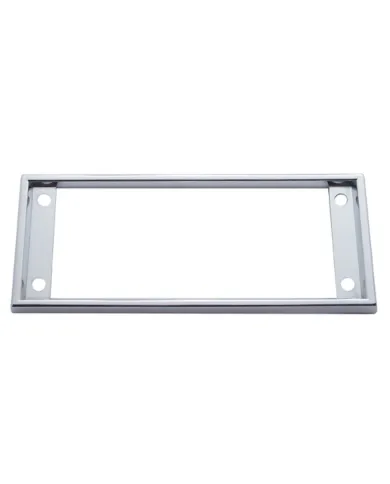 UP40998-Chrome Plastic A/C Control Dash Panel Bezel For Kenworth W900 (1990-2005) & T800 (1986-2005)