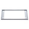 UP40998-Chrome Plastic A/C Control Dash Panel Bezel For Kenworth W900 (1990-2005) & T800 (1986-2005)