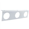 UP20451-Stainless Light Bracket With 3X 2.5" Light Cutouts