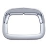 UP41113-Chrome Plastic 5" X 7" Headlight Bezel With Visor