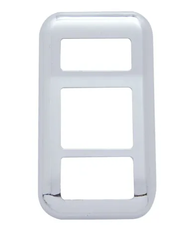 UP41116-Chrome Plastic Switch Trim For 2001-2010 International 9900i/9400i/9200i - Wiper/Washer