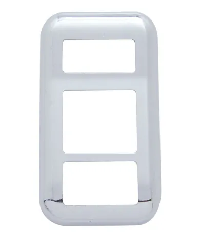 UP41116B-Chrome Plastic Switch Trim For 2001-2010 International 9900i/9400i/9200i - Wiper/Washer (Bulk)
