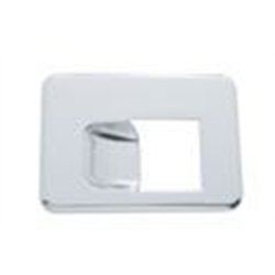 UP41120-Chrome Plastic Daylite Door interior Handle Trims For 1996-2002 Kenworth W900/T800/T600 (Pair)