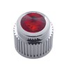 UP41156-Chrome Plastic Control Knob With Red Crystal