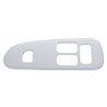 UP41181-Chrome Plastic Window Switch Trim For 2008+ Peterbilt 389/388- Driver  (3 Large & 1 Small Opening)