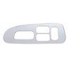 UP41183-Chrome Plastic Window Switch Trim For 2008-2022 Peterbilt 389/388- Driver (4 Openings)