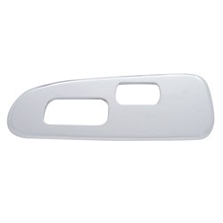 UP41198-Chrome Plastic Window Switch Trim For 2008+ Peterbilt 389/388- Driver (2 Openings)