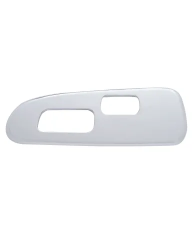 UP41198-Chrome Plastic Window Switch Trim For 2008+ Peterbilt 389/388- Driver (2 Openings)