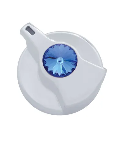 UP41258-Timer Knob With Blue Crystal For Peterbilt