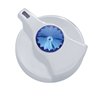UP41258-Timer Knob With Blue Crystal For Peterbilt