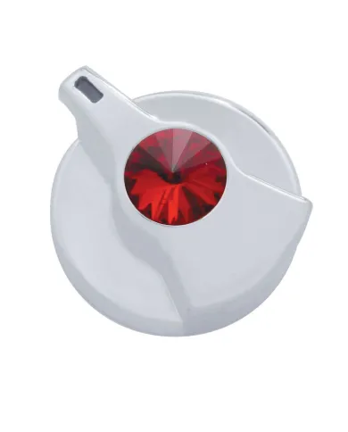 UP41262-Timer Knob With Red Crystal For Peterbilt