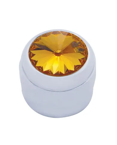 UP41266-Delphi Radio Knob With Amber Crystal