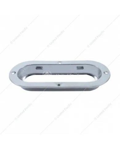 UP20487B-Stainless 6" Oval Mounting Flange (Bulk)