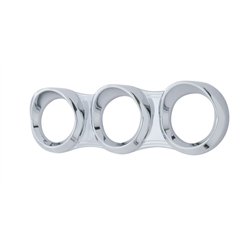UP41295-3 Gauge Cluster Cover With Visor For 2006+ Peterbilt - Horizontal