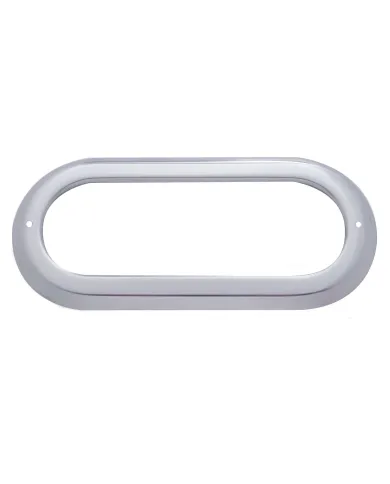 UP20506-Stainless Steel Light Bezel For 6" Oval Grommet Mounted Light