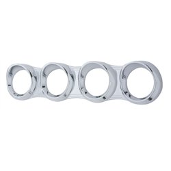 UP41299-4 Gauge Cluster Cover With Visor For 2006+ Peterbilt - Horizontal