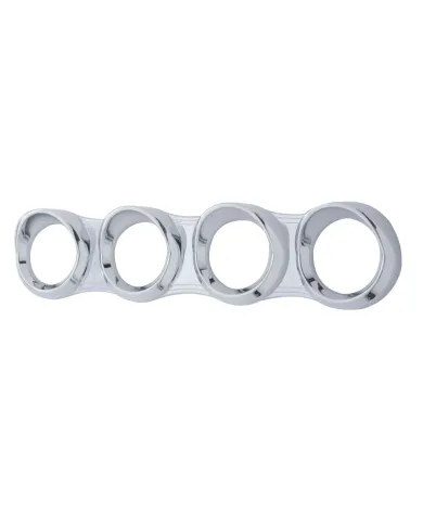 UP41299-4 Gauge Cluster Cover With Visor For 2006+ Peterbilt - Horizontal
