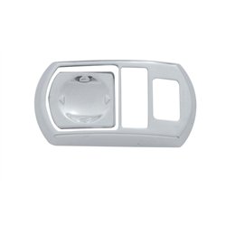 UP41421-Chrome Plastic Mirror Switch Cover For 2006+ Kenworth W900/T800