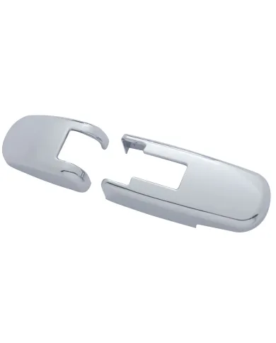 UP41425-Chrome Hood Latch Cover Set For Kenworth T660 (2008-2016) And Peterbilt 386 (2006-2016)