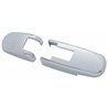 UP41425-Chrome Hood Latch Cover Set For Kenworth T660 (2008-2016) And Peterbilt 386 (2006-2016)