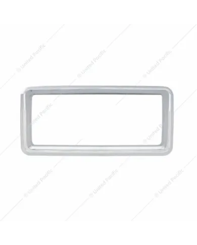 UP41445-Chrome Center Dash Display Bezel For Kenworth W900/T800 (2006+) And T660 (2008-2017)