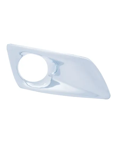 UP41528-Chrome Plastic Fog Light Cover With Light Opening For 2007-2017 Kenworth T660 - Passenger