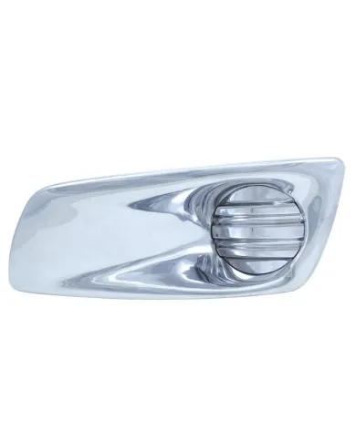 UP41540-Chrome Plastic Fog Light Cover Without Light Opening For 2008-2017 Kenworth T660 - Driver
