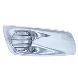 UP41541-Chrome Plastic Fog Light Cover Without Light Opening For 2008-2017 Kenworth T660 - Passenger