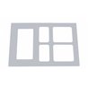 UP41622-Volvo Stainless Switch Panel Trim With Gauge