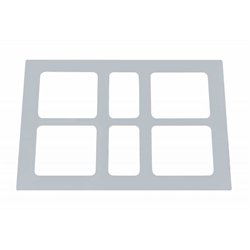 UP41623-Volvo Stainless Switch Panel Trim