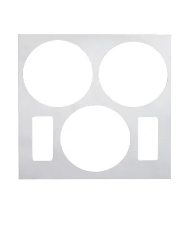 UP41630-Stainless Steel Volvo A/C Control Trim
