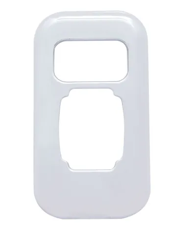 UP41709-Chrome Plastic Dimmer Switch Trim For Peterbilt
