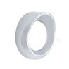 UP20559-Chrome Plastic Oil Pressure Gauge Cover With Visor For Peterbilt 359