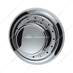 UP41772-Chrome Peterbilt Dash Data Display Module Control Knob Set